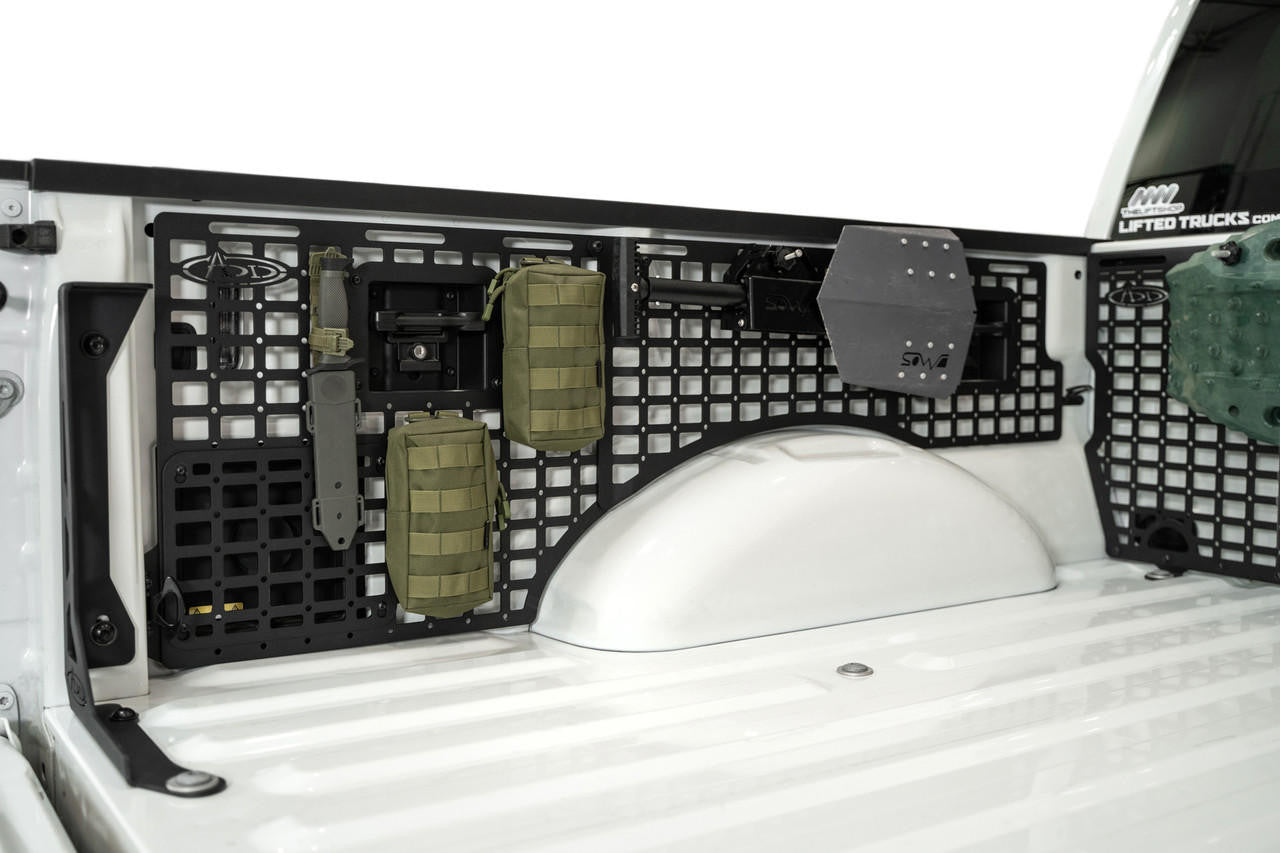 2021+ Ford F-150 & Raptor Bed Side Molle Panels, Driver Full Set - Apollo Off-Road