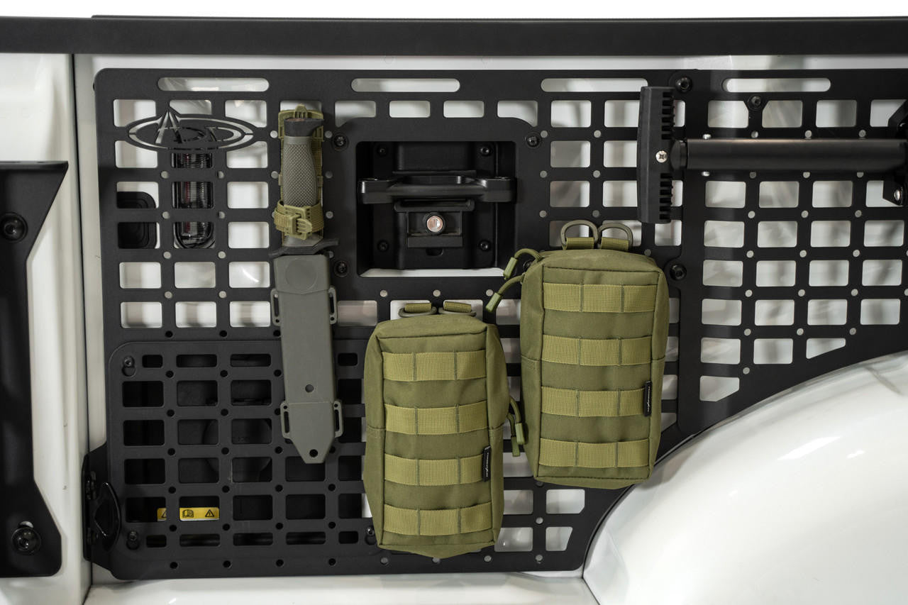 2021+ Ford F-150 & Raptor Bed Side Molle Panels, Driver Full Set - Apollo Off-Road