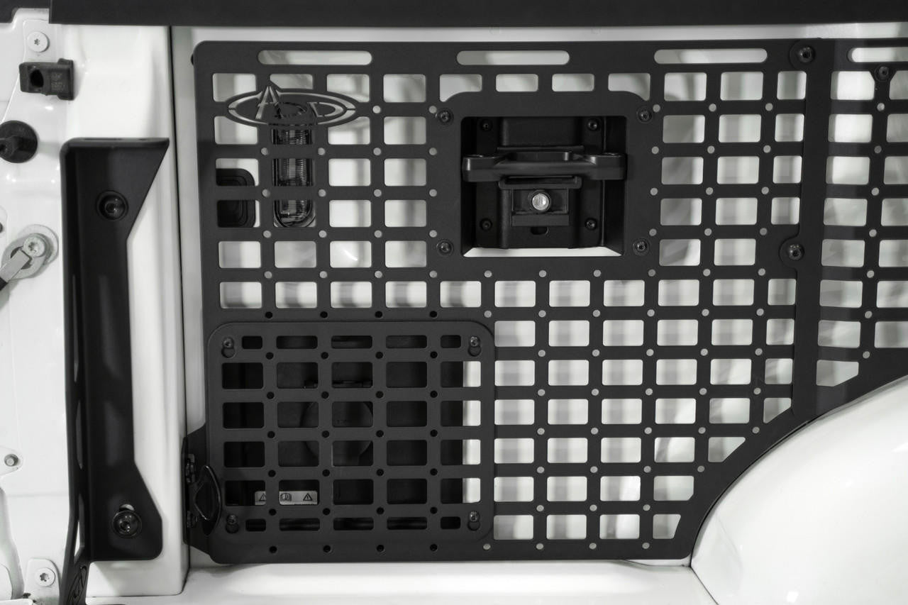 2021+ Ford F-150 & Raptor Bed Side Molle Panels, Driver Full Set - Apollo Off-Road