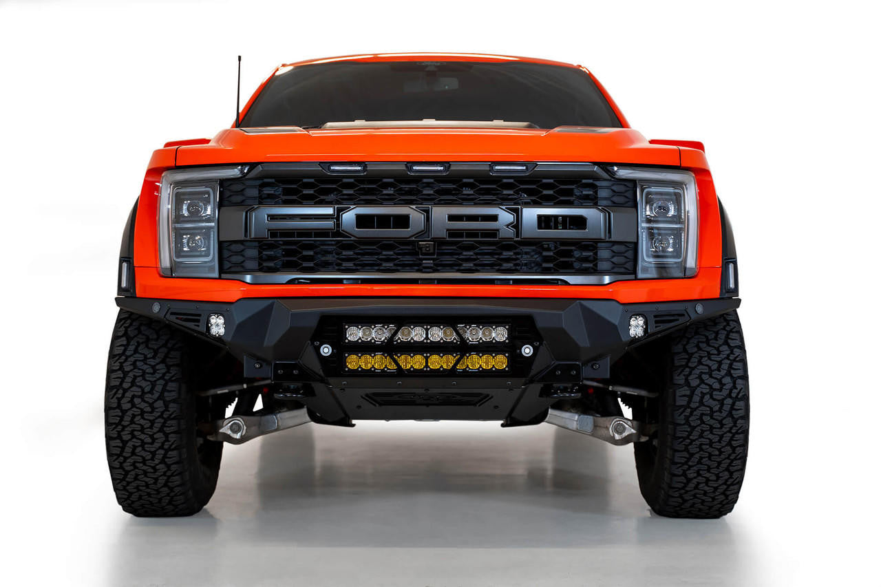2021+ Ford F-150 Raptor Bomber Front Bumper for 2 20" Light Bars - Apollo Off-Road