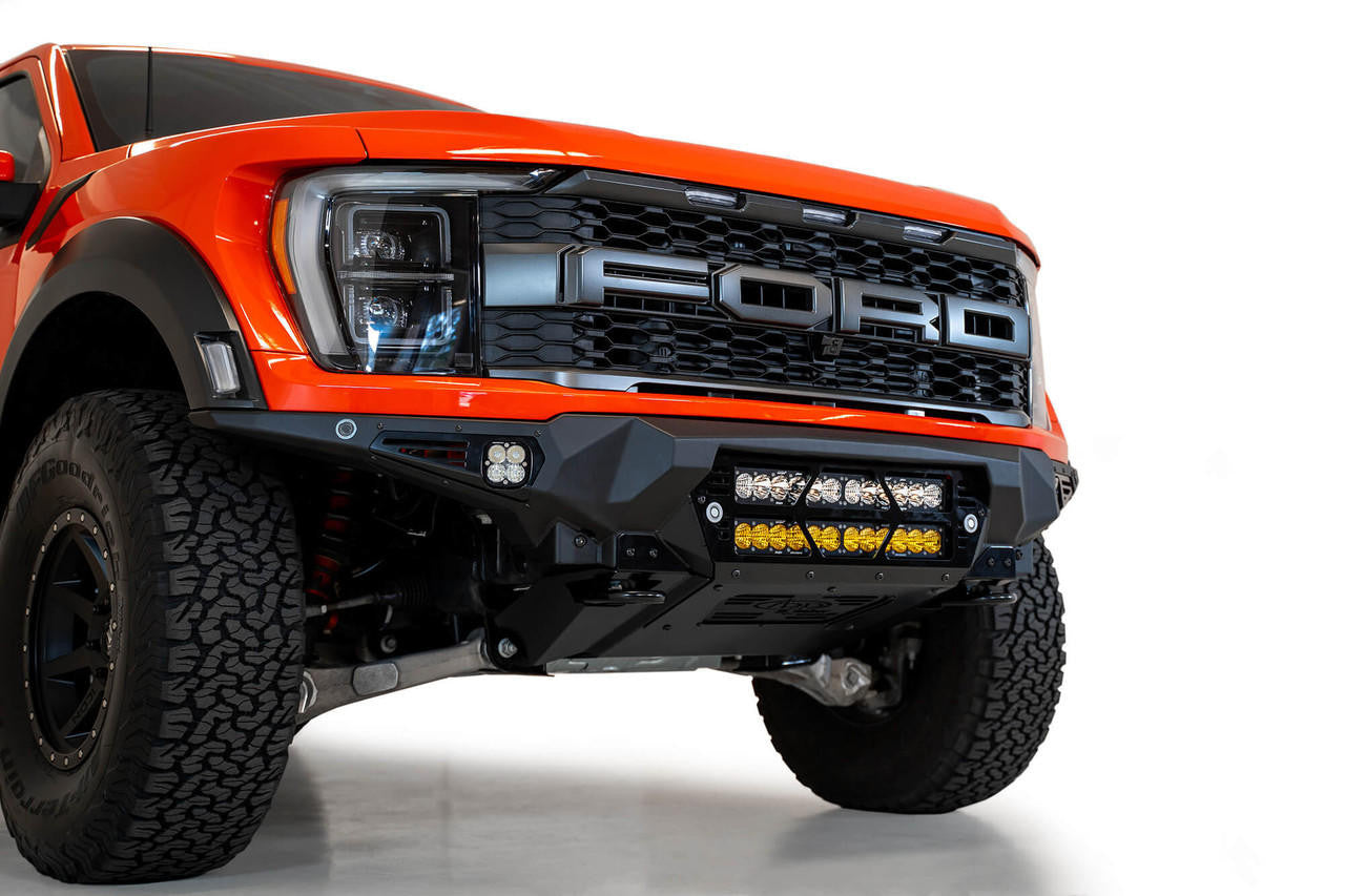 2021+ Ford F-150 Raptor Bomber Front Bumper for 2 20" Light Bars - Apollo Off-Road