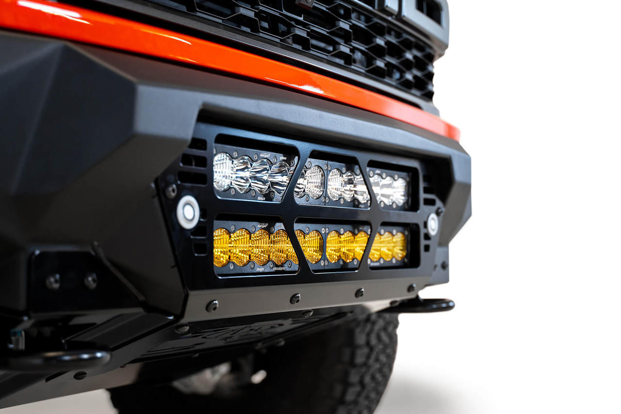 2021+ Ford F-150 Raptor Bomber Front Bumper for 2 20" Light Bars - Apollo Off-Road