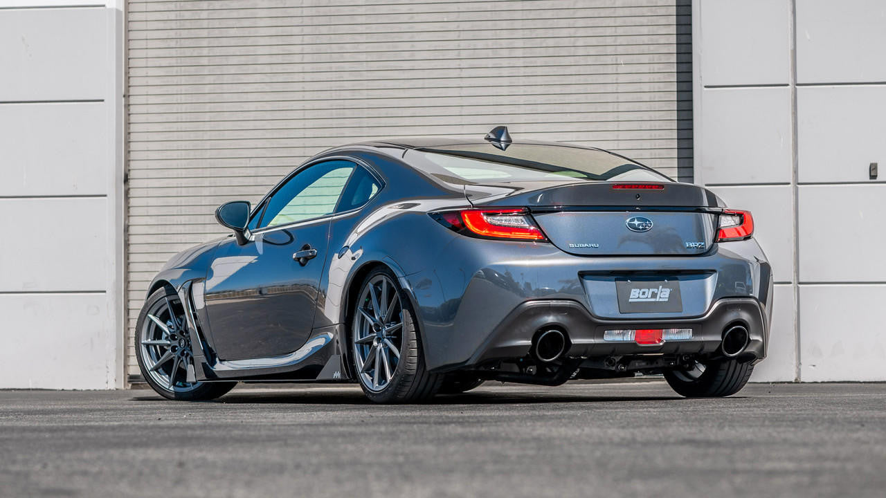 2022-2023 Subaru BRZ-Toyota 86 Cat-Back Exhaust System, ATAK, Black Chrome Tips - Apollo Off-Road
