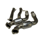 2022+ 3.0L Ford Bronco Raptor 304SS Downpipes - Apollo Off-Road