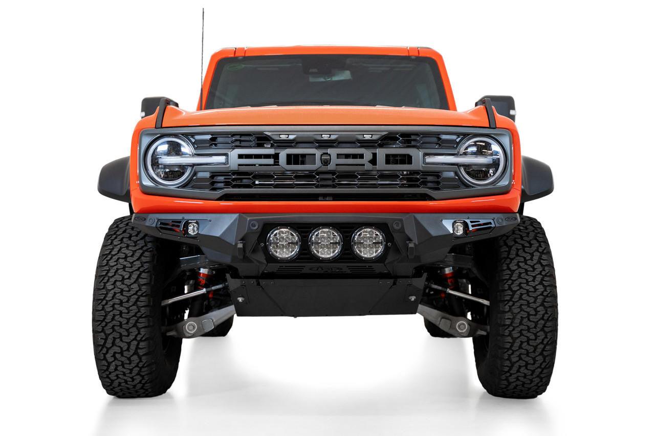 2022+ Ford Bronco Raptor Bomber Front Bumper (Rigid) - Apollo Off-Road