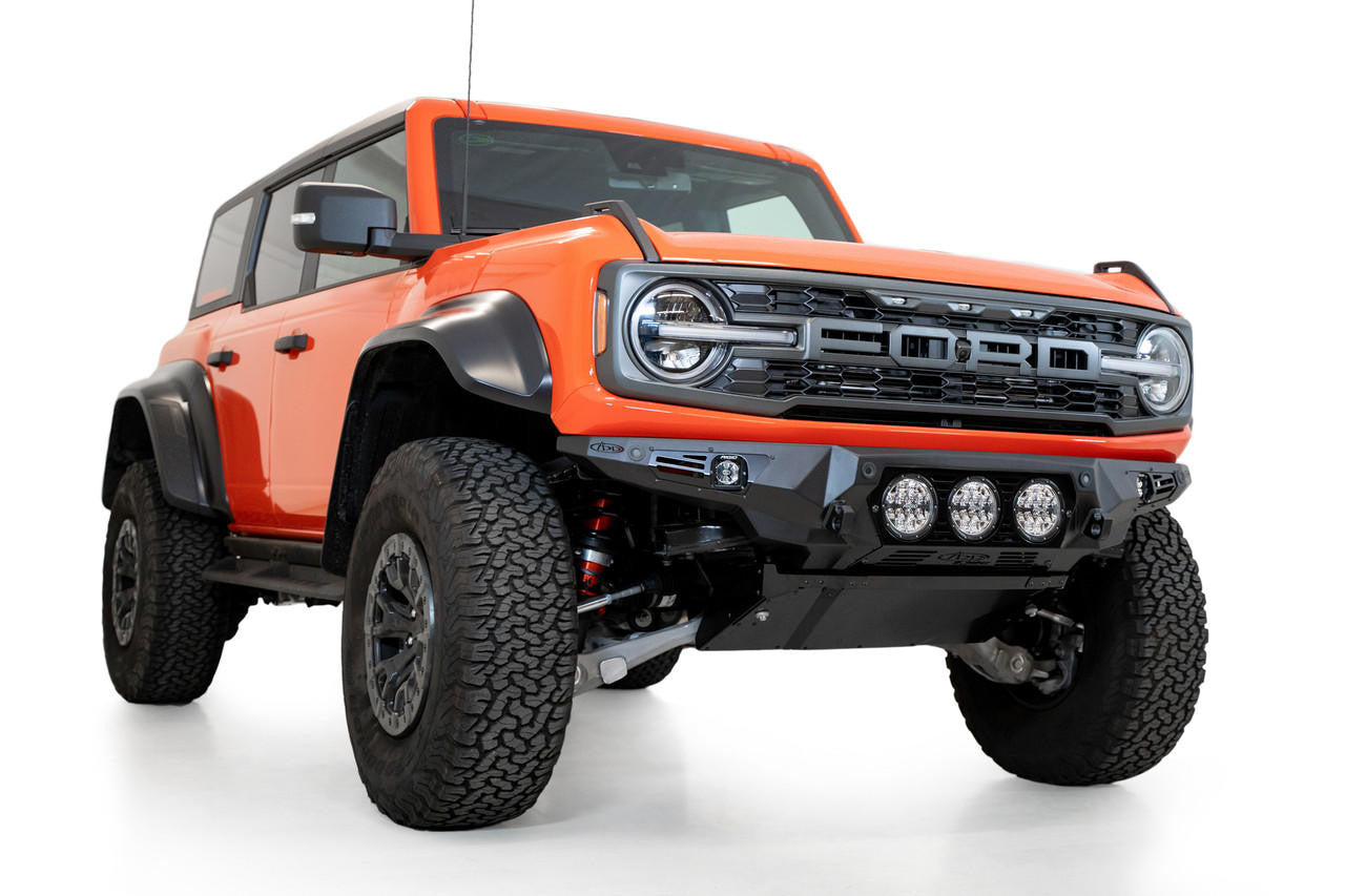 2022+ Ford Bronco Raptor Bomber Front Bumper (Rigid) - Apollo Off-Road