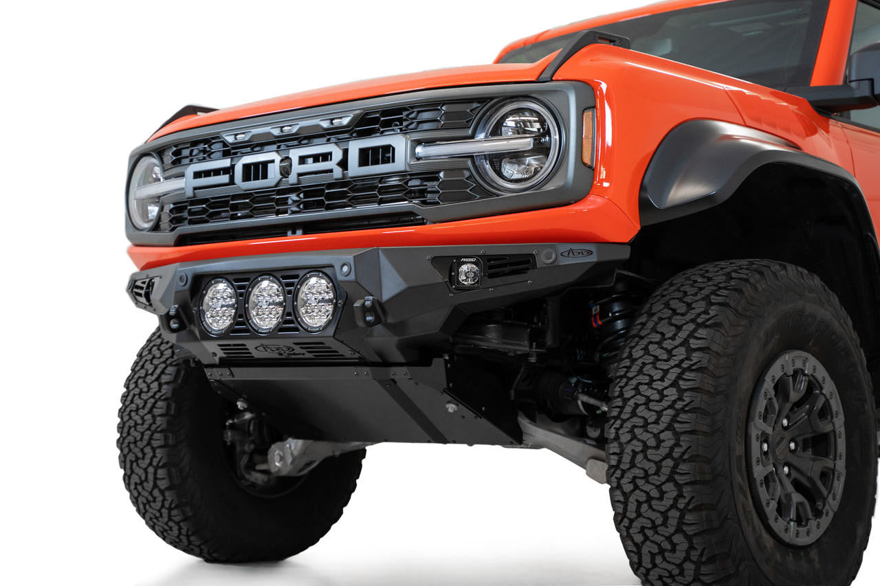 2022+ Ford Bronco Raptor Bomber Front Bumper (Rigid) - Apollo Off-Road