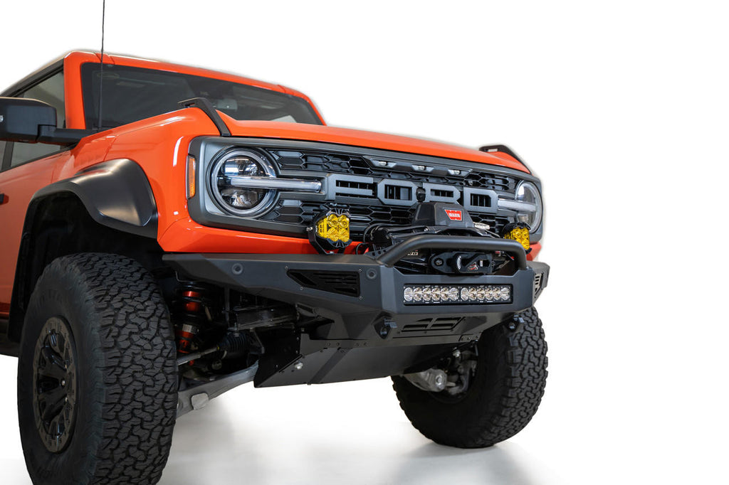 2022+ Ford Bronco Raptor Rock Fighter Winch Front Bumper - Apollo Off-Road