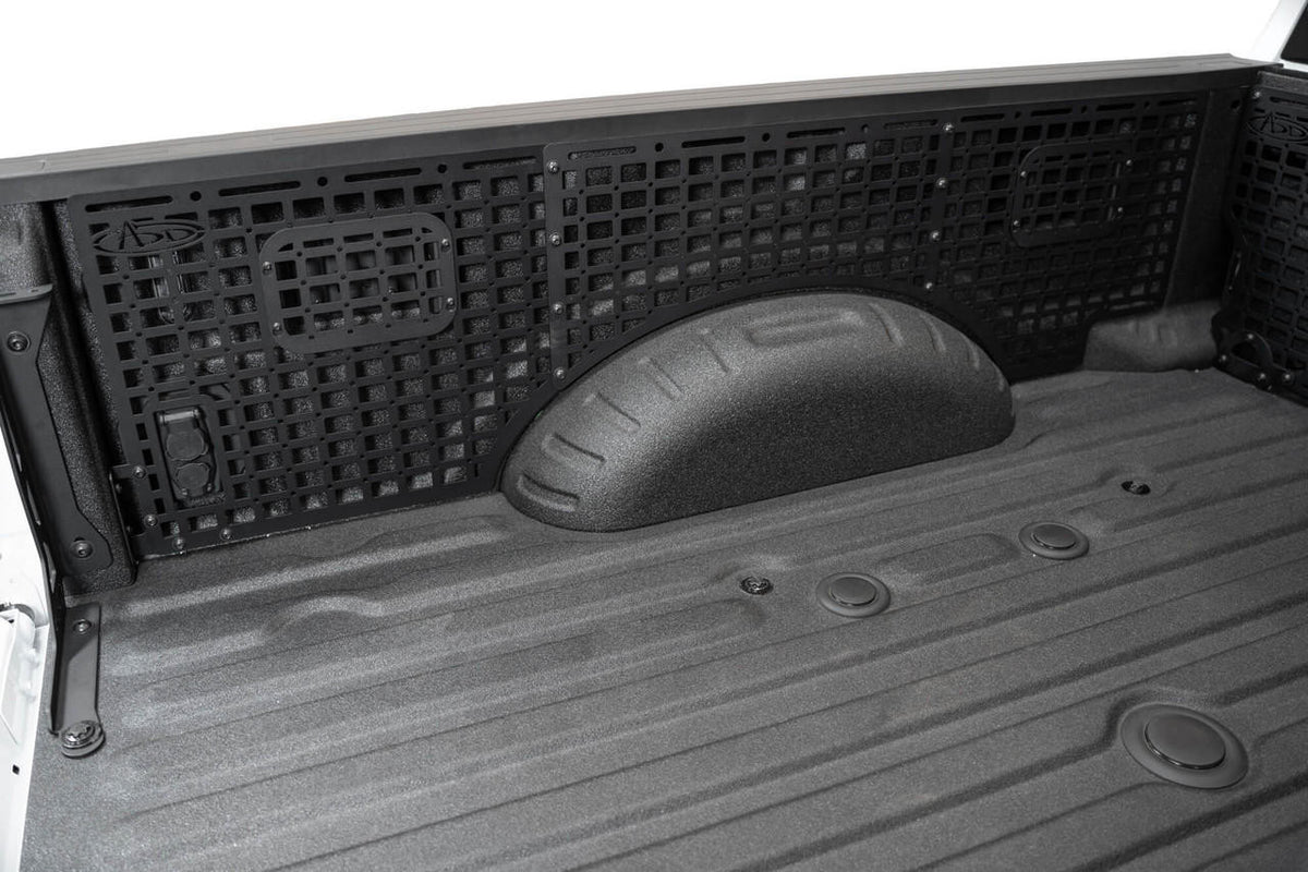 2023+ Ford Super Duty Bed Side Molle Panels, Driver Full Kit - Apollo Off-Road