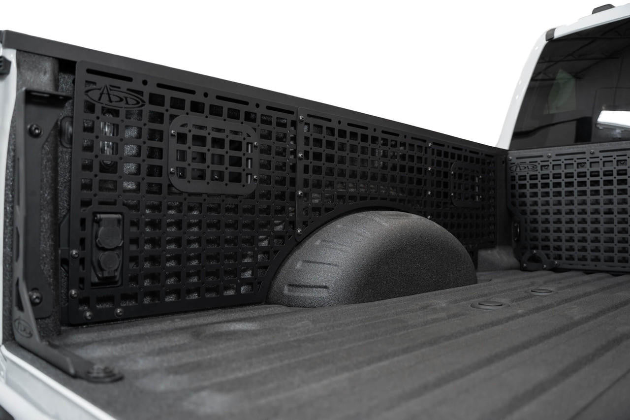 2023+ Ford Super Duty Bed Side Molle Panels, Driver Full Kit - Apollo Off-Road