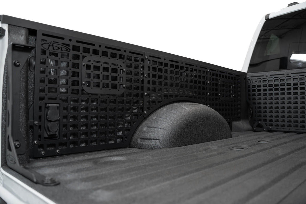 2023+ Ford Super Duty Bed Side Molle Panels, Driver Full Kit - Apollo Off-Road