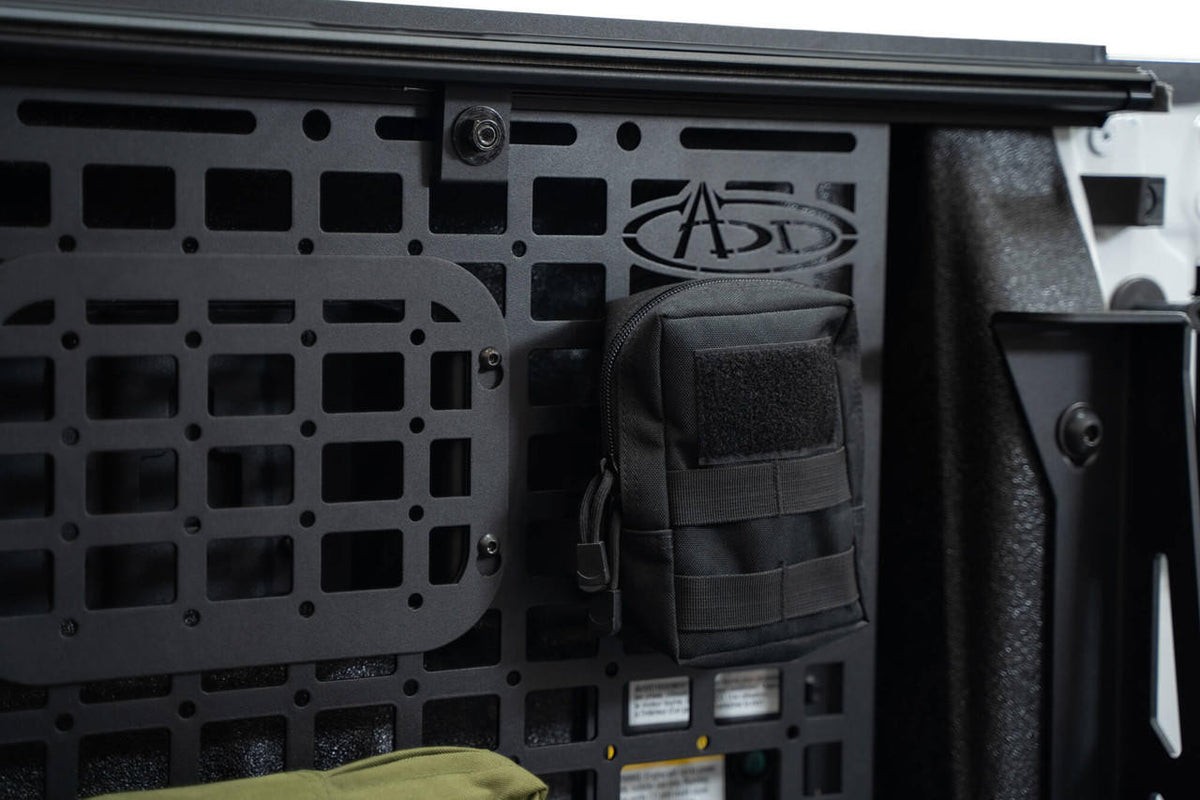 2023+ Ford Super Duty Bed Side Molle Panels, Passenger Full Kit - Apollo Off-Road