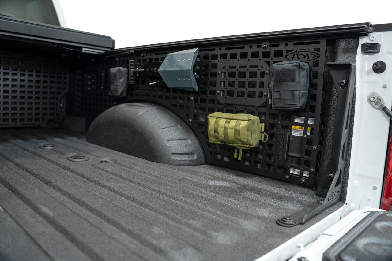 2023+ Ford Super Duty Bed Side Molle Panels, Passenger Full Kit - Apollo Off-Road