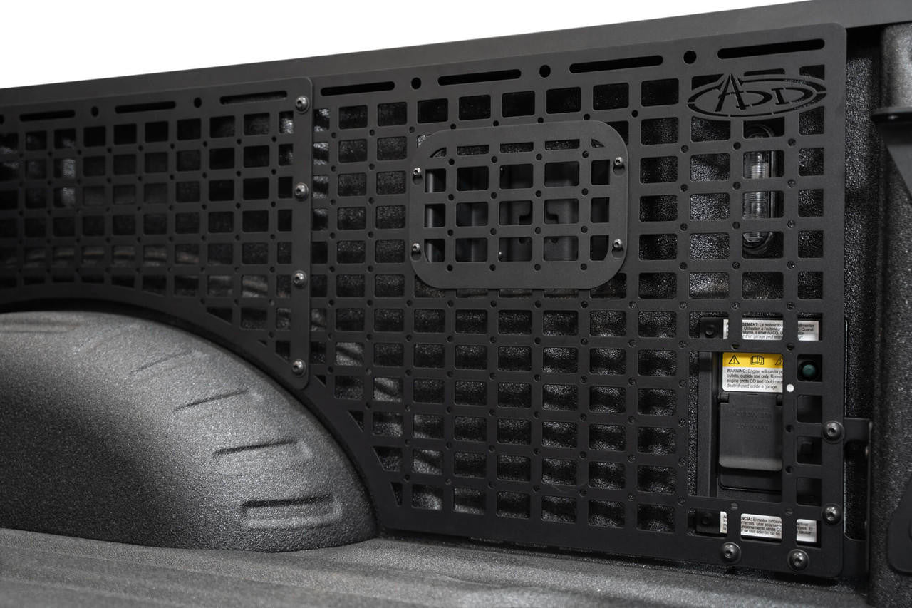 2023+ Ford Super Duty Bed Side Molle Panels, Passenger Full Kit - Apollo Off-Road