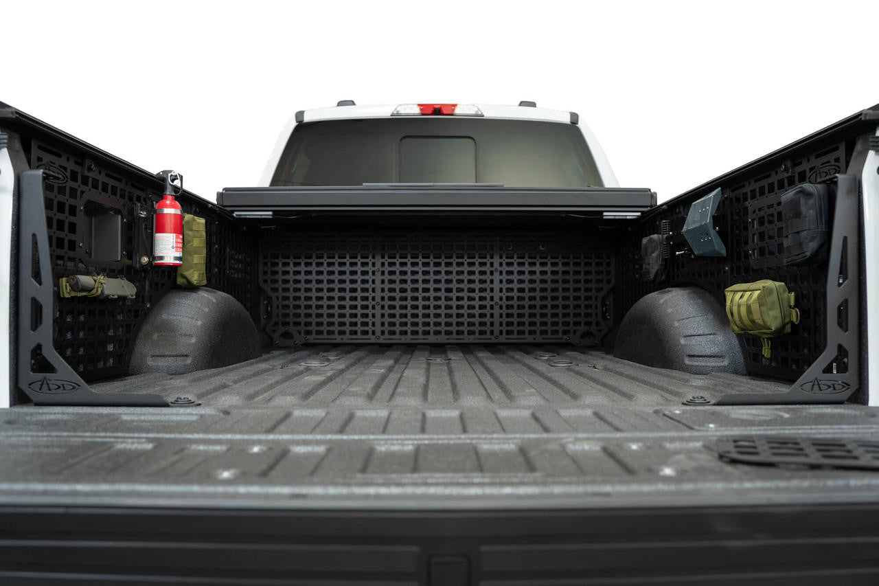 2023+ Ford Super Duty Bed Side Molle Panels, Passenger Full Kit - Apollo Off-Road