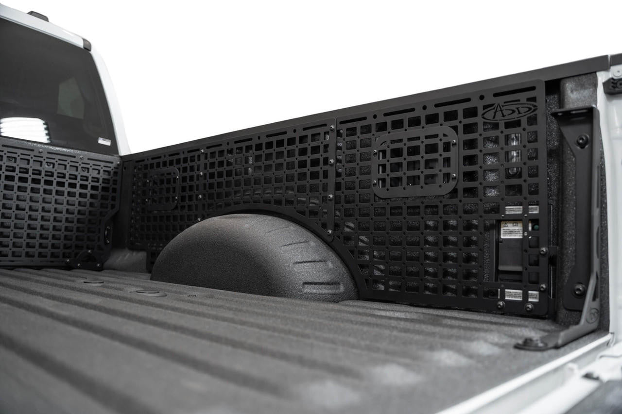 2023+ Ford Super Duty Bed Side Molle Panels, Passenger Full Kit - Apollo Off-Road