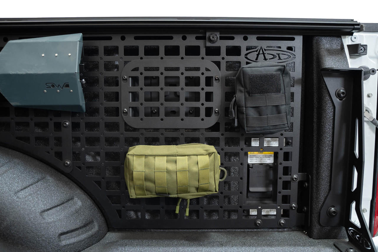 2023+ Ford Super Duty Bed Side Molle Panels, Passenger Full Kit - Apollo Off-Road