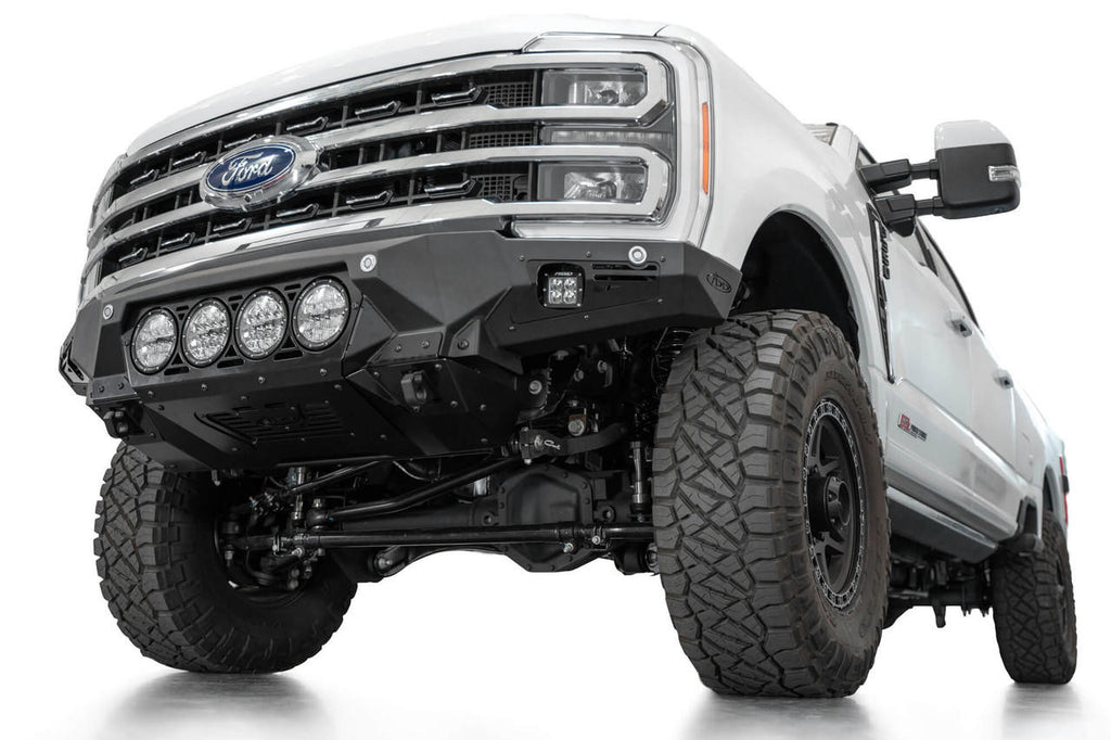 2023+ Ford Super Duty F-250-F-350 Bomber Front Bumper (Rigid) - Apollo Off-Road