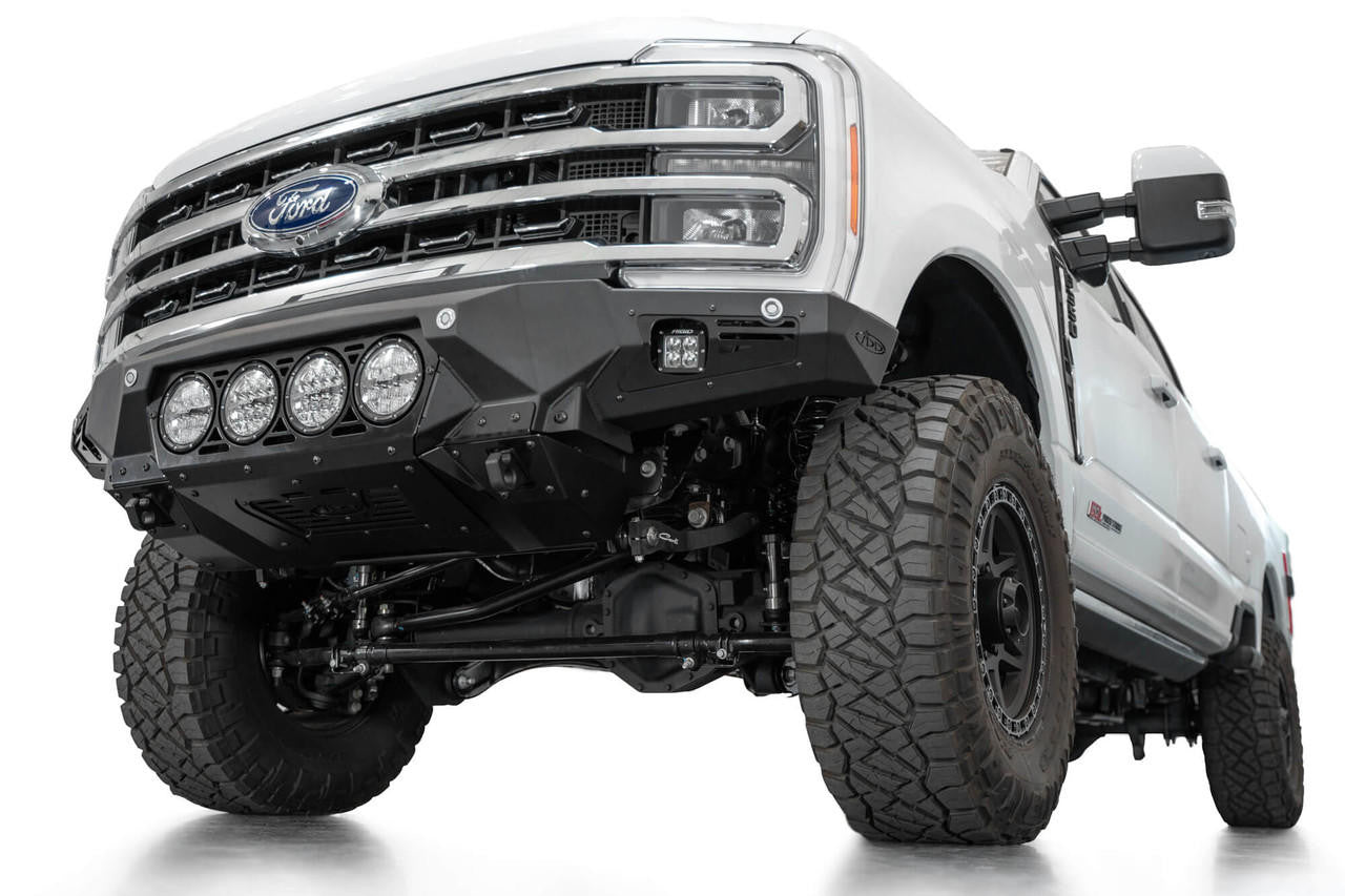 2023+ Ford Super Duty F-250-F-350 Bomber Front Bumper (Rigid) - Apollo Off-Road