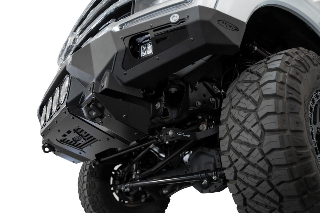2023+ Ford Super Duty F-250-F-350 Bomber Front Bumper (Rigid) - Apollo Off-Road