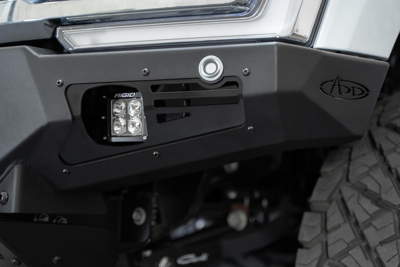 2023+ Ford Super Duty F-250-F-350 Bomber Front Bumper (Rigid) - Apollo Off-Road