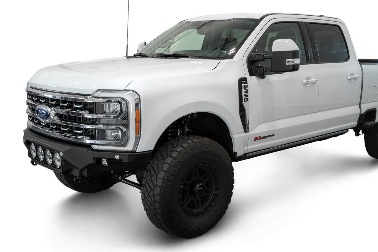 2023+ Ford Super Duty F-250-F-350 Bomber Front Bumper (Rigid) - Apollo Off-Road