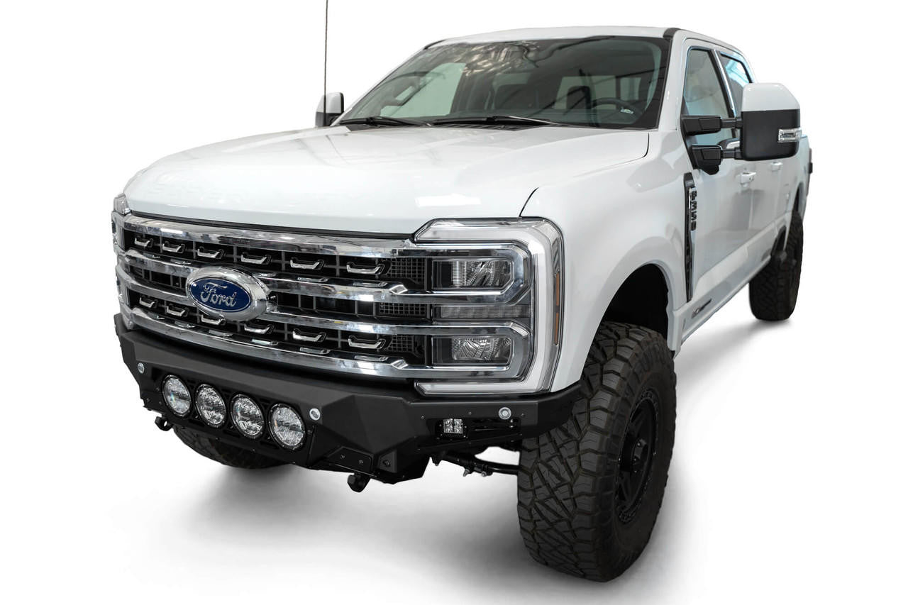 2023+ Ford Super Duty F-250-F-350 Bomber Front Bumper (Rigid) - Apollo Off-Road