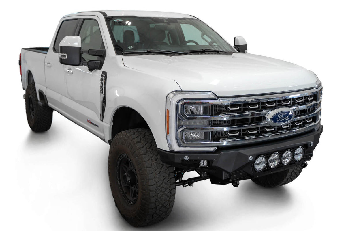 2023+ Ford Super Duty F-250-F-350 Bomber Front Bumper (Rigid) - Apollo Off-Road
