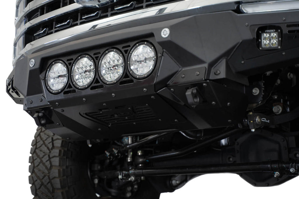 2023+ Ford Super Duty F-250-F-350 Bomber Front Bumper (Rigid) - Apollo Off-Road