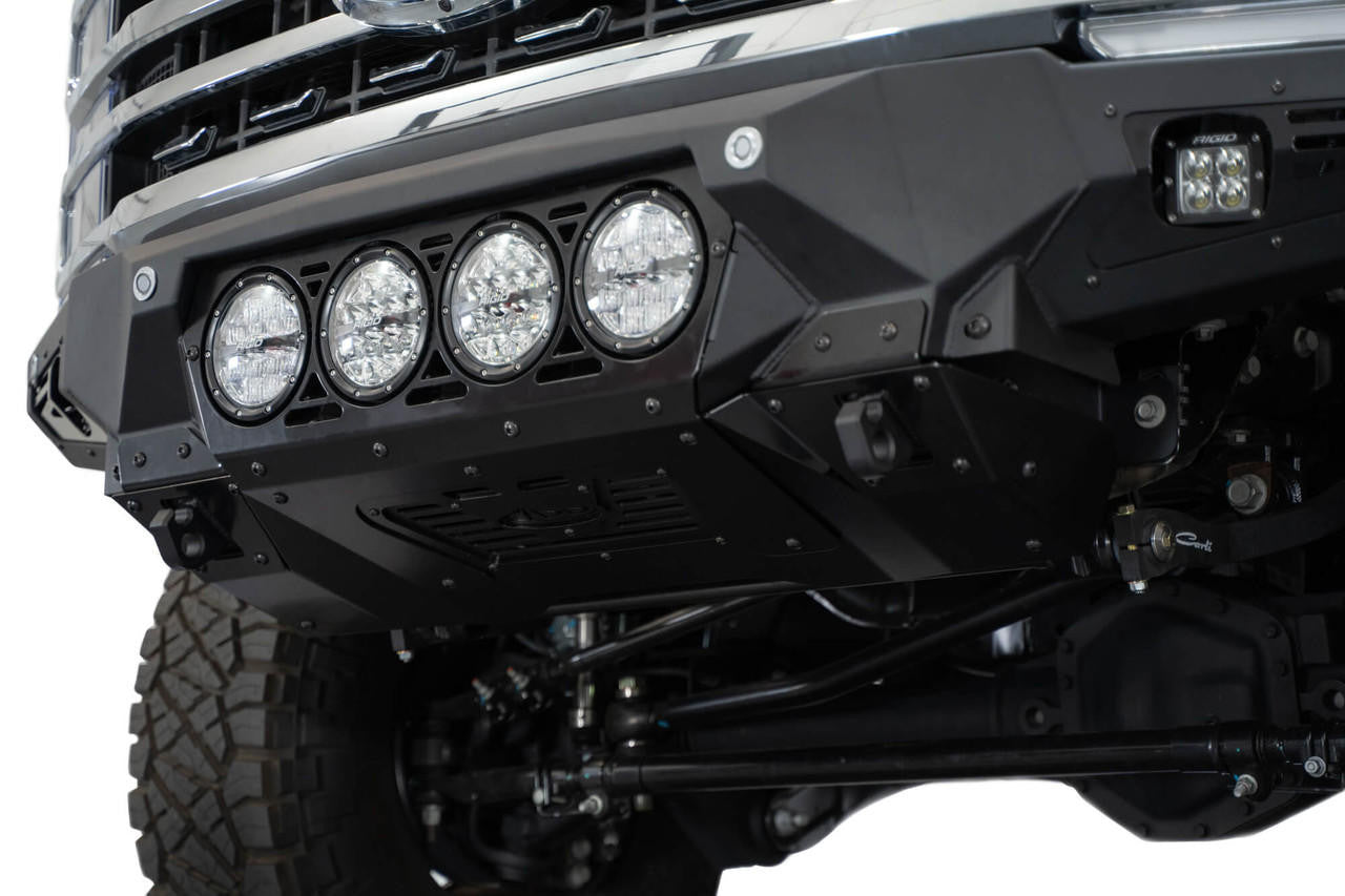 2023+ Ford Super Duty F-250-F-350 Bomber Front Bumper (Rigid) - Apollo Off-Road