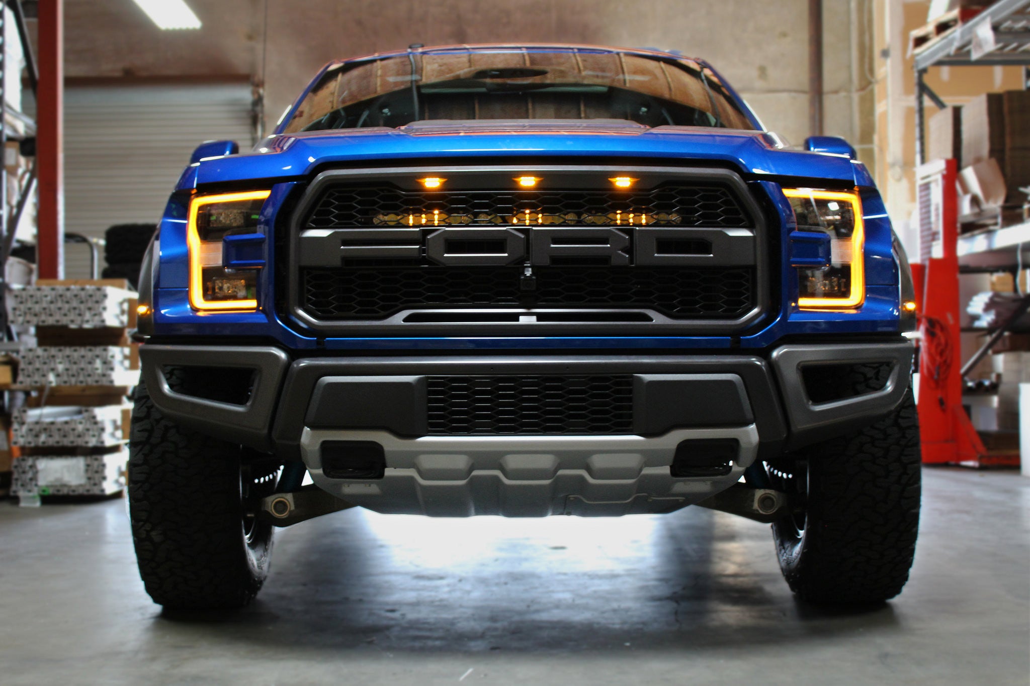 2017+ Ford Raptor 30" S8 Upper Grille Kit - 447561 - Apollo Optics, Inc. 