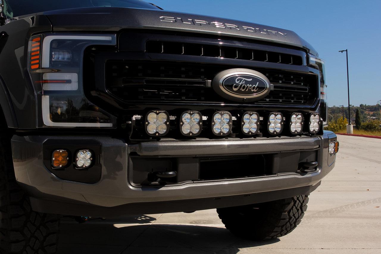 Baja Designs Ford XL-Linkable 7-Light w-Upfitter Bumper Light Kit - Ford 2020-22 F-250-350 Super Duty - Apollo Optics