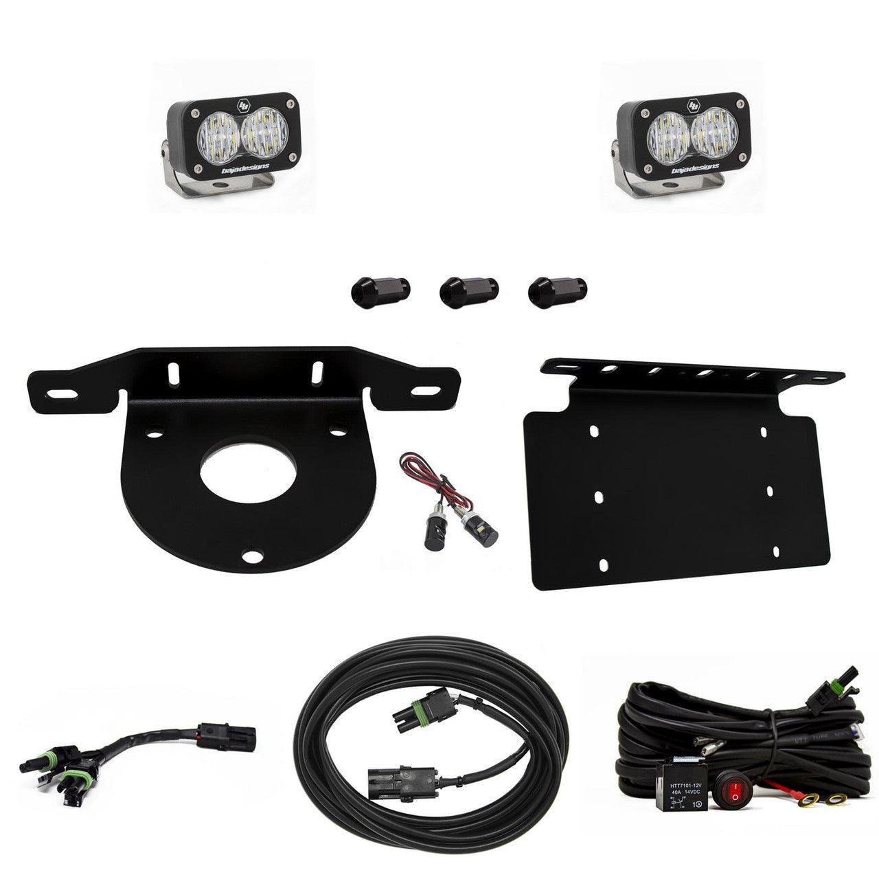 Baja Designs Ford S2 Sport Dual Reverse Light Kit w-Lic Bracket - Ford 2021-22 Bronco - Apollo Optics