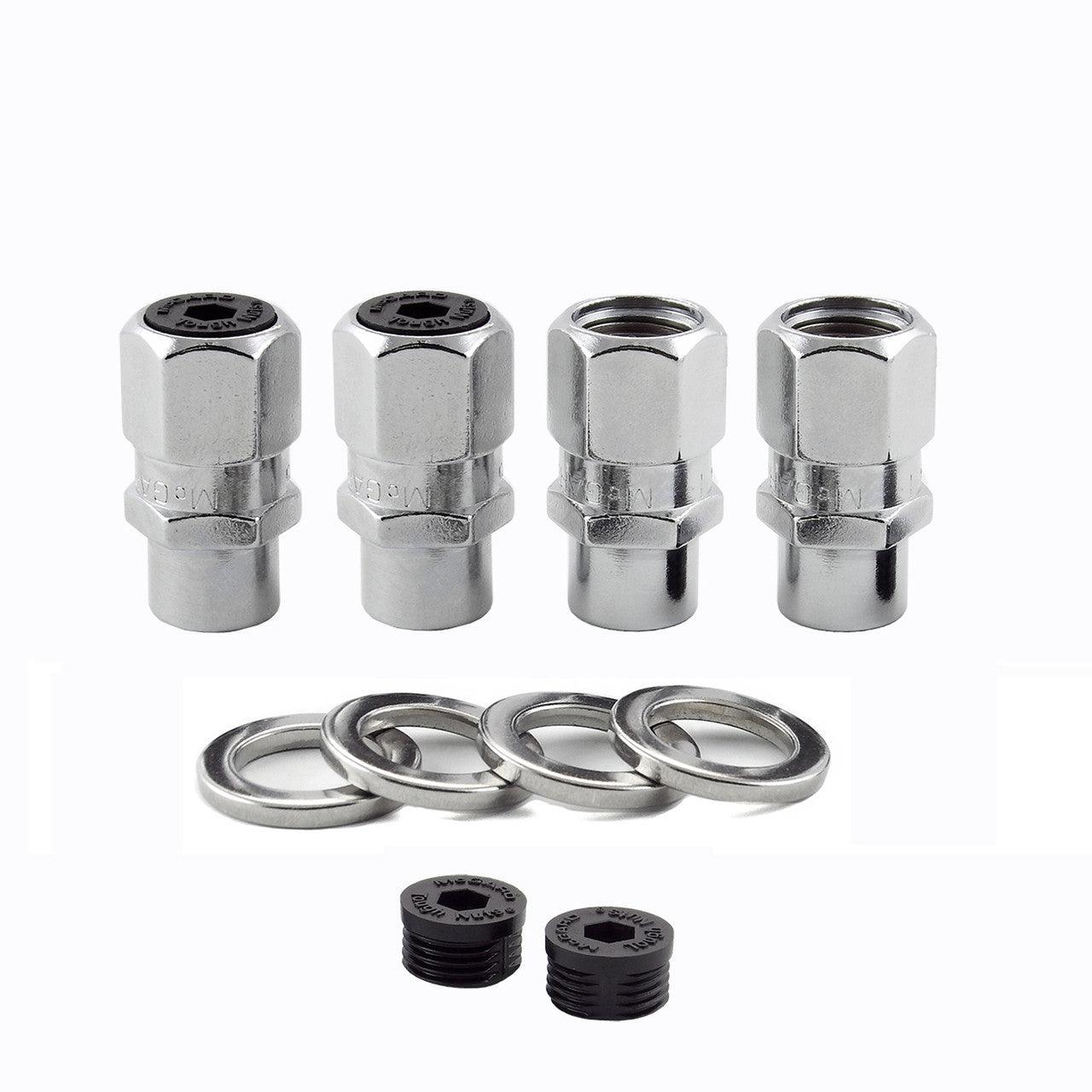 Mag-Shank Style Lug Nuts-Chrome 60129 - Apollo Optics