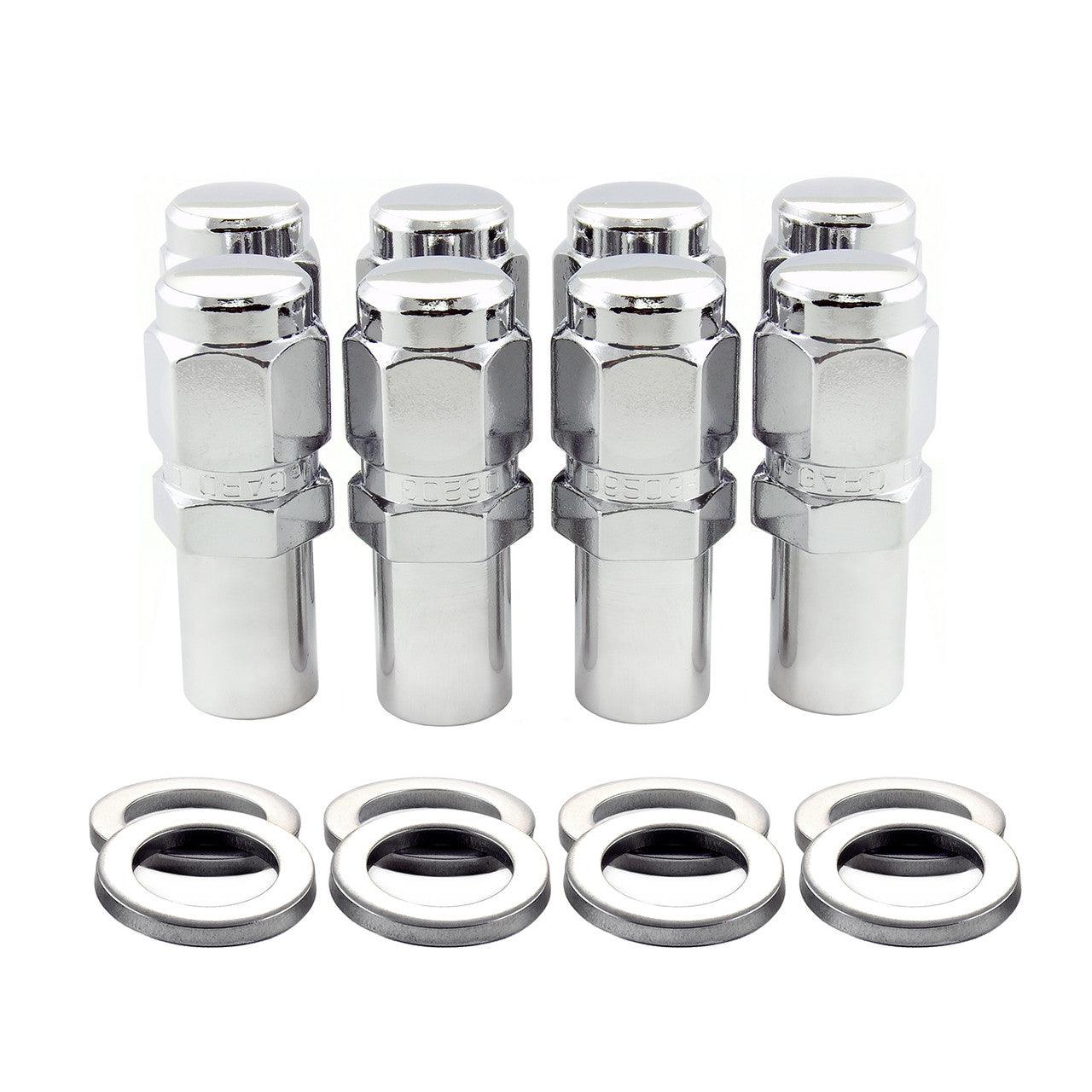 Mag-Shank Style Lug Nuts-Chrome 62820 - Apollo Optics