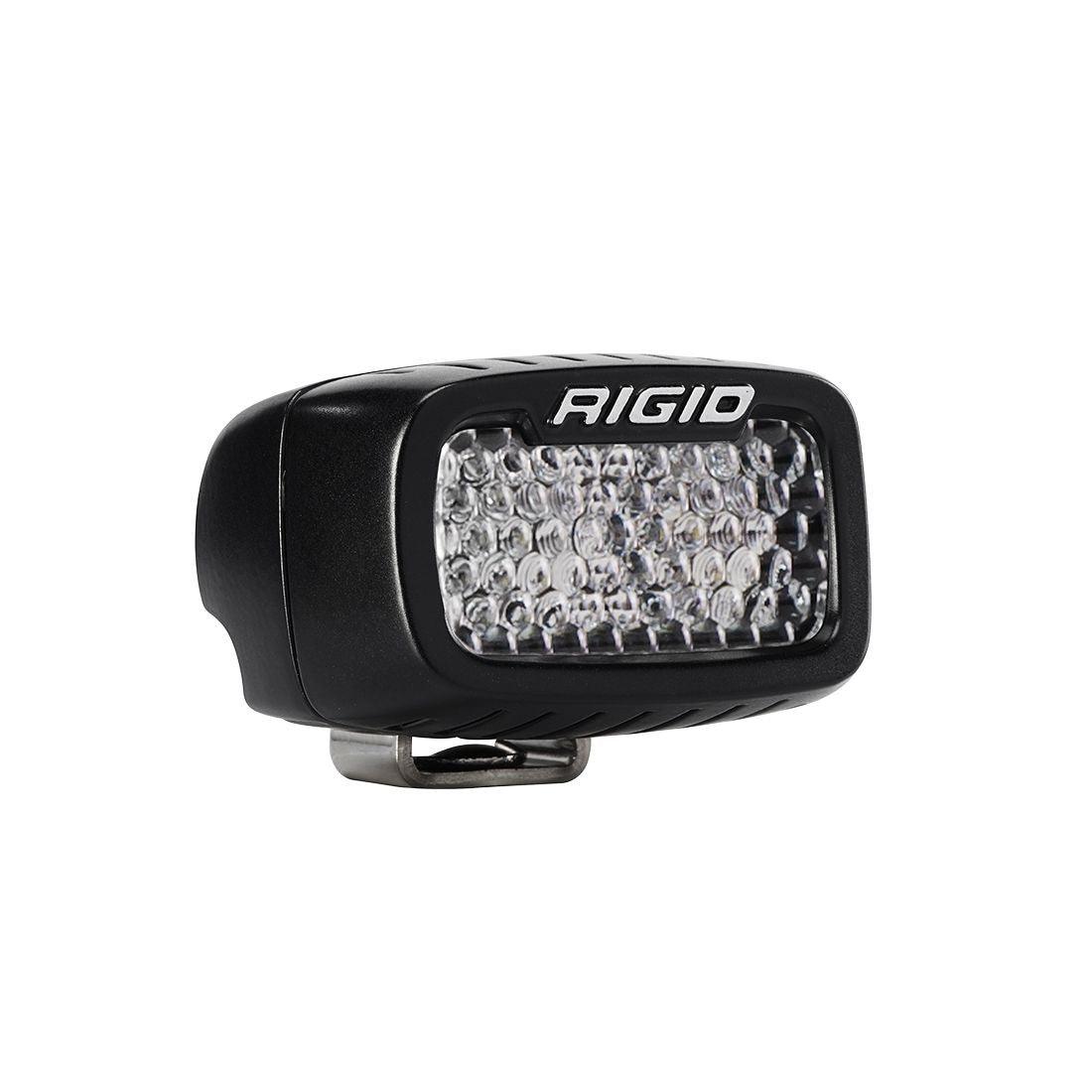 RIGID Industries SR-M Series PRO, Flood Diffused, Surface Mount, Black Housing, Single - Apollo Optics