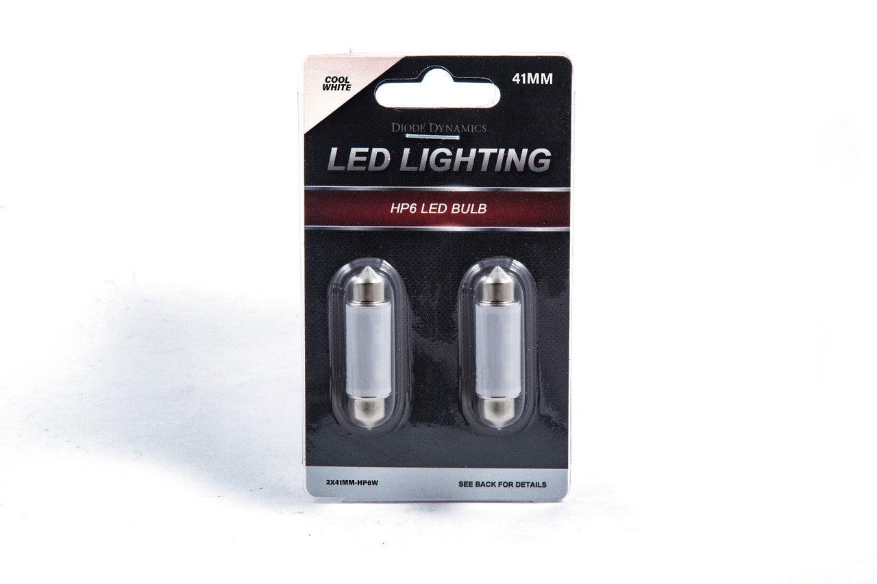 Diode Dynamics 41mm HP6 LED Bulb Warm White Pair - Apollo Optics