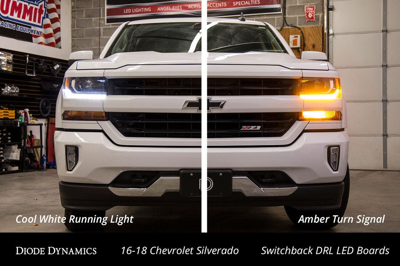 Diode Dynamics Silverado 2016-2018 Switchback DRL Boards - Apollo Optics