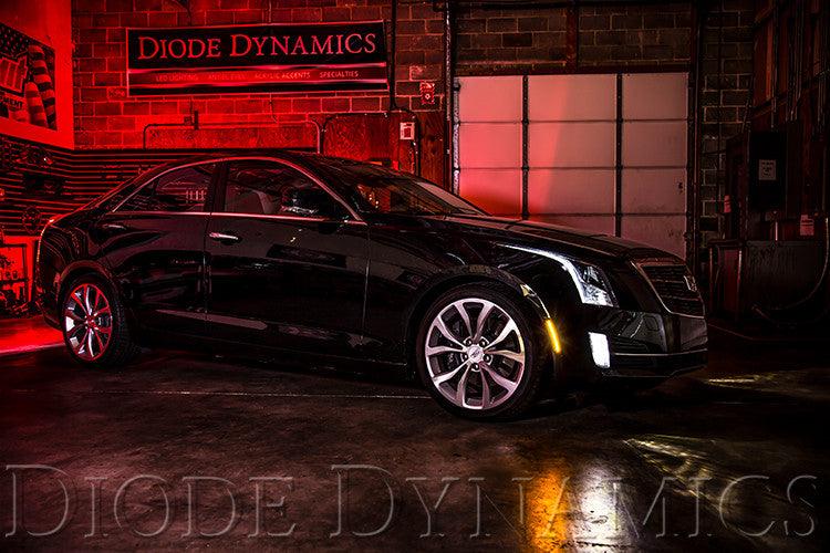 Diode Dynamics Cadillac ATS LED Sidemarkers Pair 15-19 Cadillac ATS Non V Clear Pair - Apollo Optics