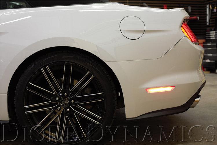 Diode Dynamics LED Sidemarkers for 2015-2021 EU-AU Ford Mustang, Clear (Pair) - Apollo Optics