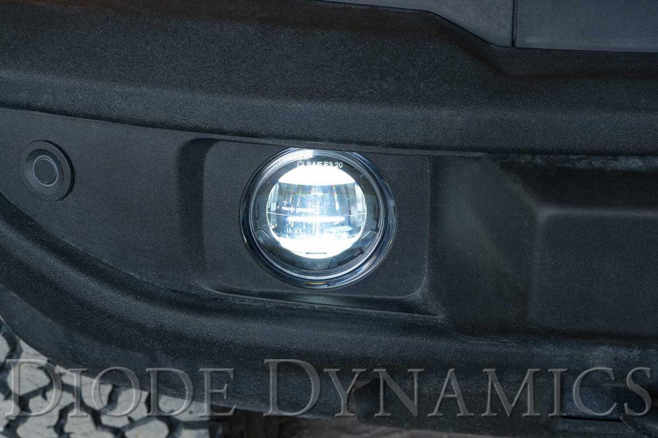 Diode Dynamics Elite Series Fog Lamps for 2009-2021 Nissan Frontier Pair Cool White 6000K - Apollo Optics