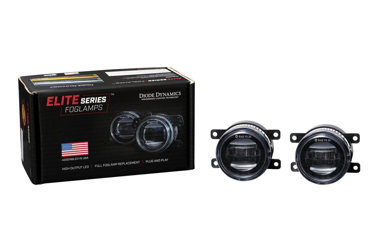 Diode Dynamics Elite Series Fog Lamps for 2009-2021 Nissan Frontier Pair Cool White 6000K - Apollo Optics