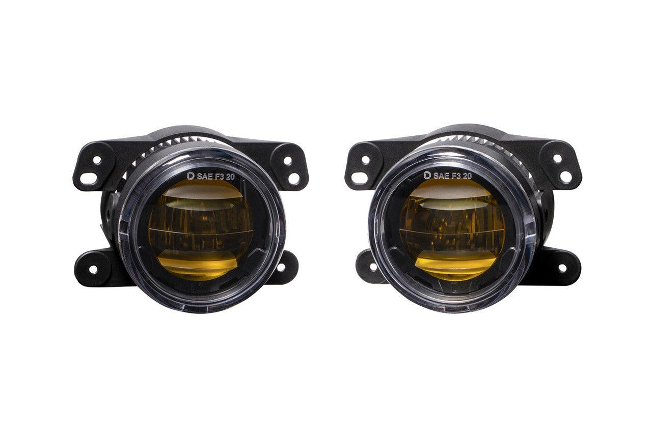 Diode Dynamics Elite Series Fog Lamps for 2005-2010 Chrysler 300 Pair Yellow 3000K - Apollo Optics