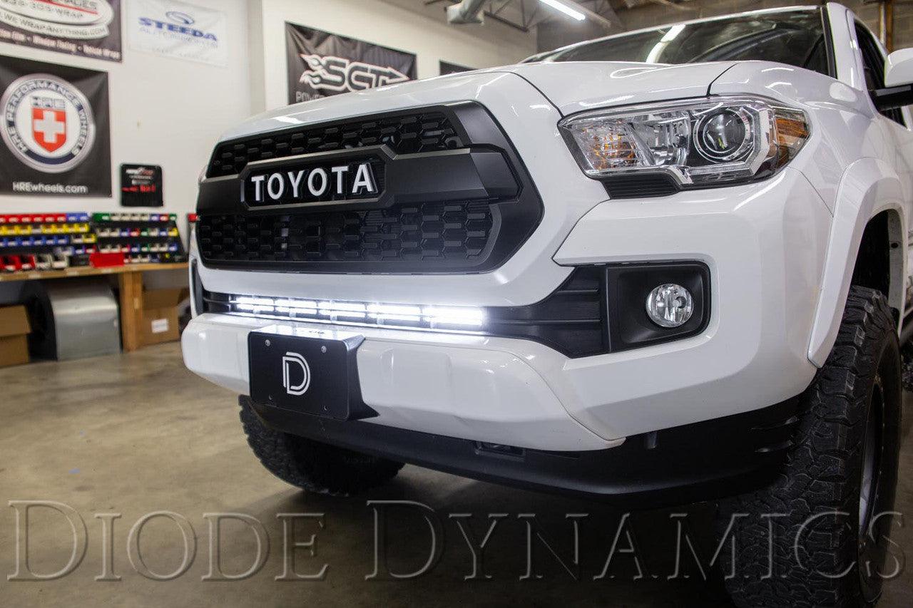 Diode Dynamics SS30 Stealth Lightbar Kit for 2016-2021 Toyota Tacoma, Amber Driving - Apollo Optics