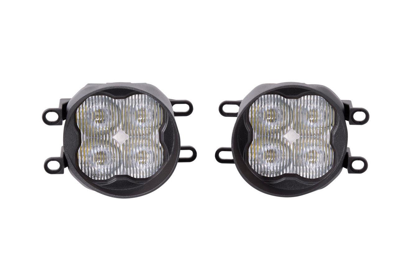 Diode Dynamics SS3 LED Fog Light Kit for 2007-2016 Toyota Yaris White SAE-DOT Fog Sport - Apollo Optics