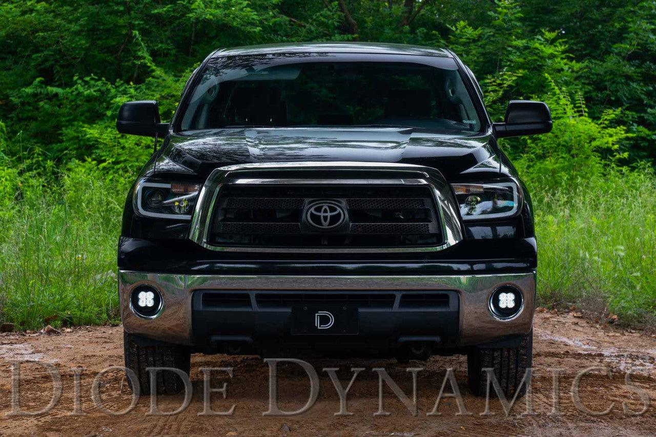 Diode Dynamics SS3 LED Fog Light Kit for 2007-2013 Toyota Tundra Yellow SAE-DOT Fog Sport - Apollo Optics