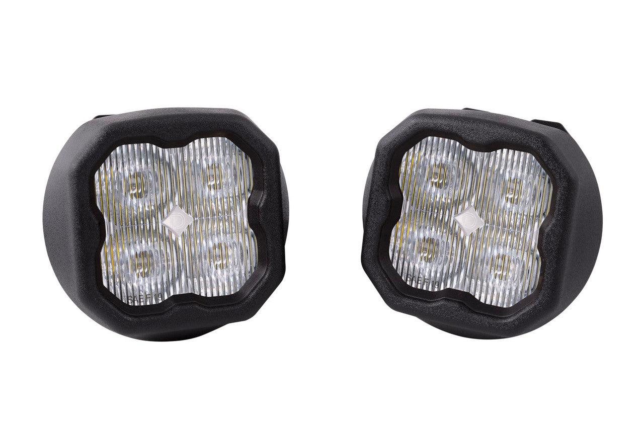 Diode Dynamics SS3 LED Fog Light Kit for 2014-2015 GMC Sierra 1500 White SAE-DOT Fog Max - Apollo Optics