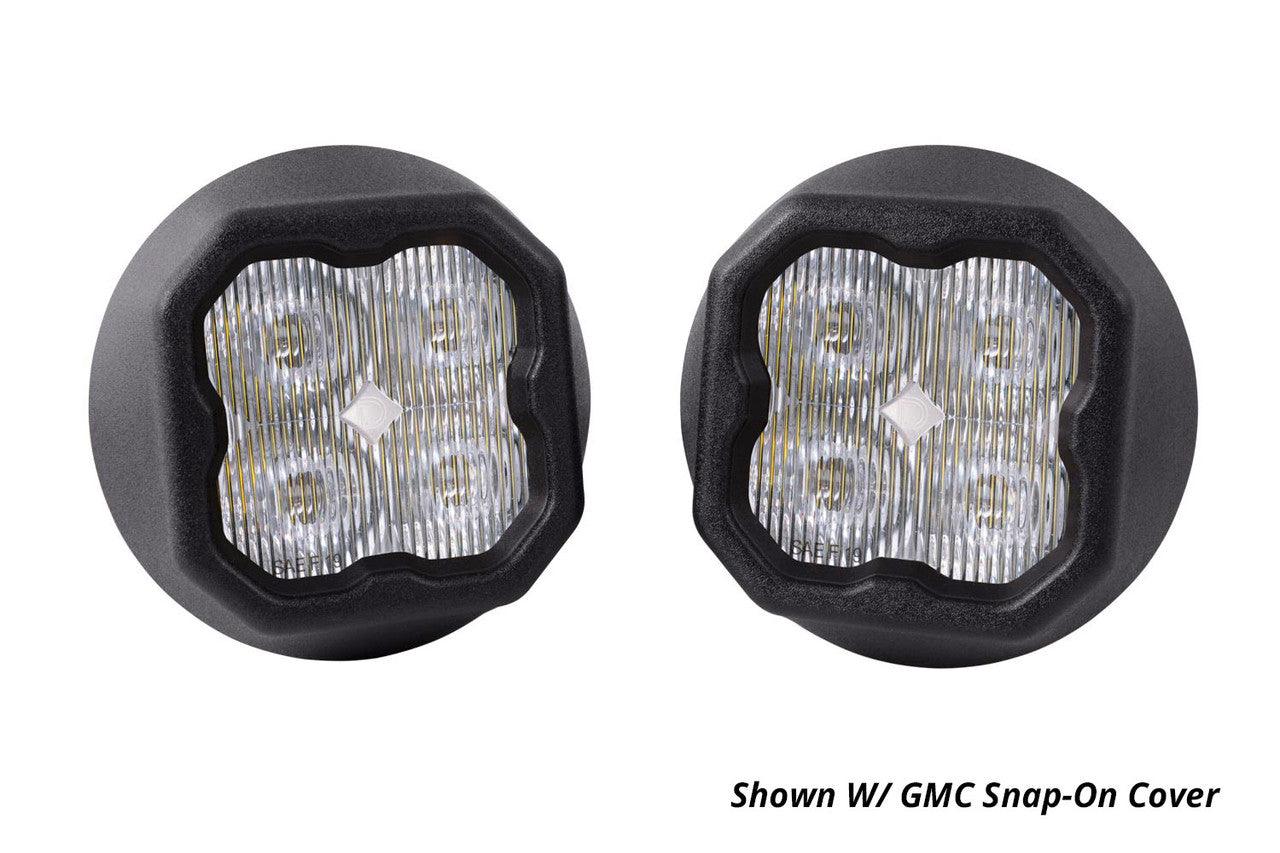 Diode Dynamics SS3 LED Fog Light Kit for 2015-2020 GMC Canyon Yellow SAE-DOT Fog Max - Apollo Optics