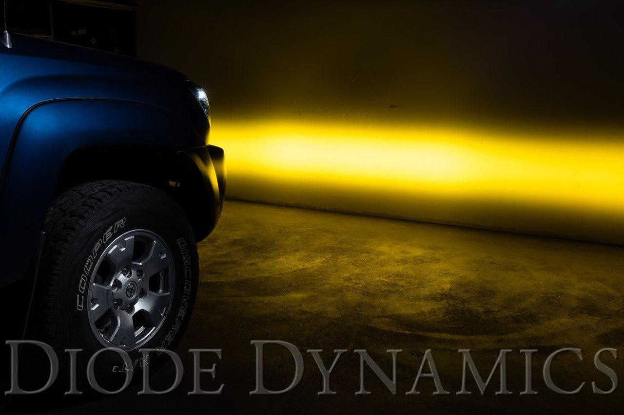 Diode Dynamics SS3 LED Fog Light Kit for 2005-2011 Toyota Tacoma Yellow SAE-DOT Fog Max - Apollo Optics