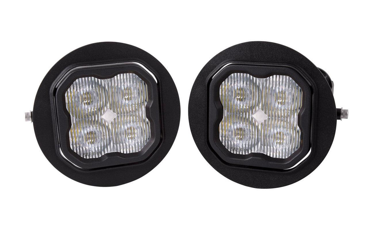 Diode Dynamics SS3 LED Fog Light Kit for 2011-2014 Ford F-150 White SAE-DOT Fog Max w- Backlight - Apollo Optics